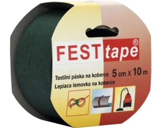 Textilní páska FEST na koberce 50 mm x 10 m zelená
