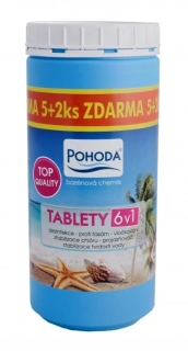 POHODA bazénová chemie - 6v1 (5+2 tablety ZDARMA) - 1,4kg